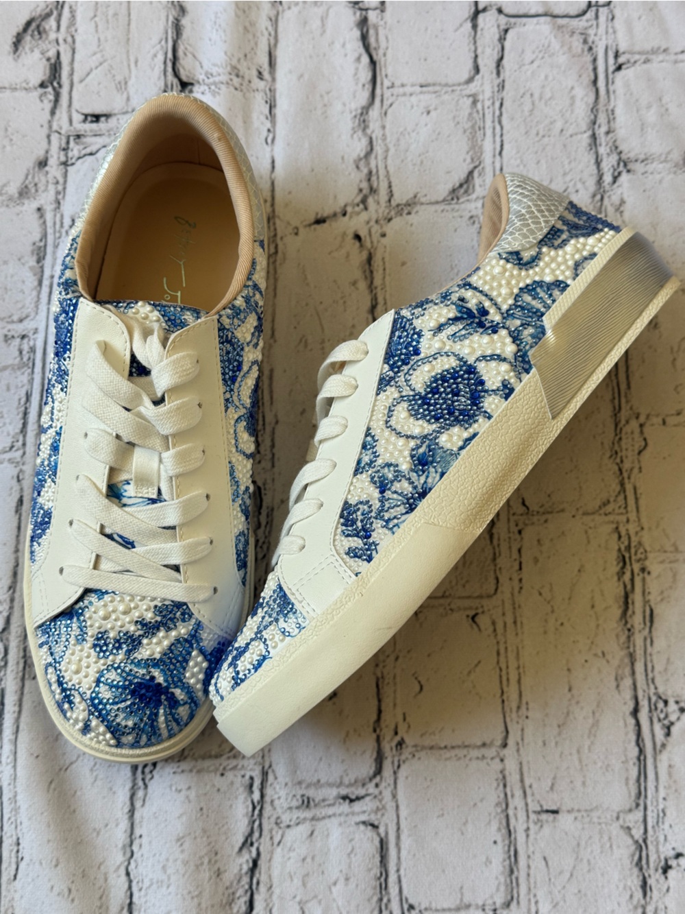 Betsey Johnson studded sneaker